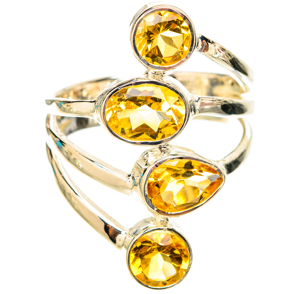 Citrine Rings handcrafted by Ana Silver Co - RING119916 - Photo 2