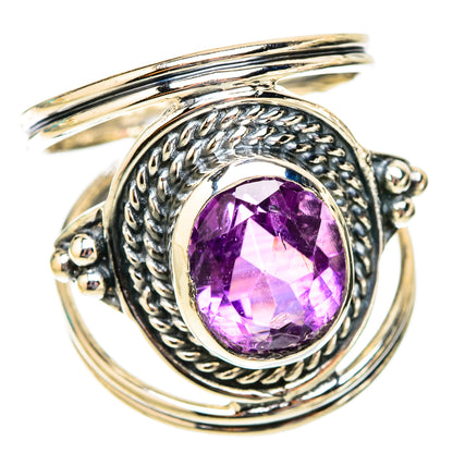 Amethyst Rings handcrafted by Ana Silver Co - RING119921 - Photo 2