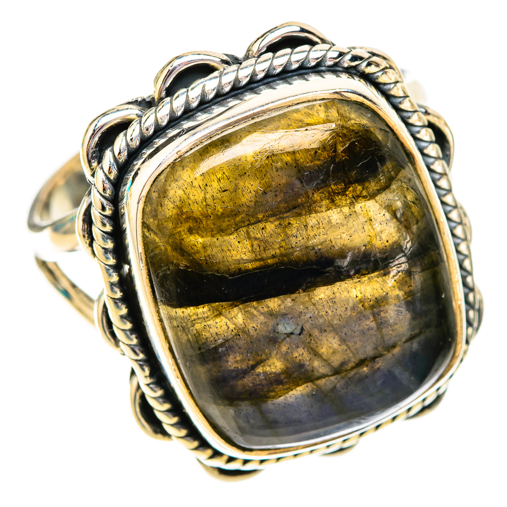 Labradorite Rings handcrafted by Ana Silver Co - RING119927 - Photo 2