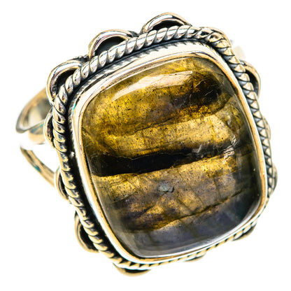 Labradorite Rings handcrafted by Ana Silver Co - RING119927 - Photo 2