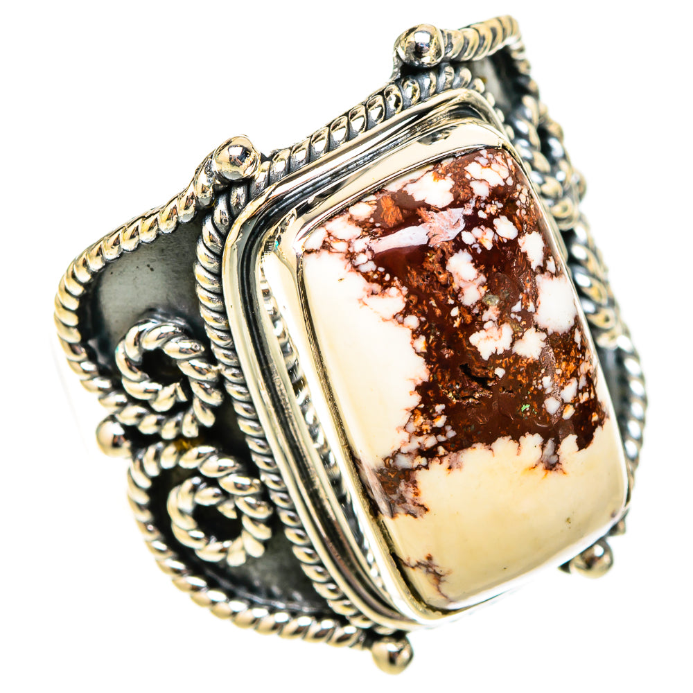 Wild Horse Jasper Rings handcrafted by Ana Silver Co - RING119942 - Photo 2