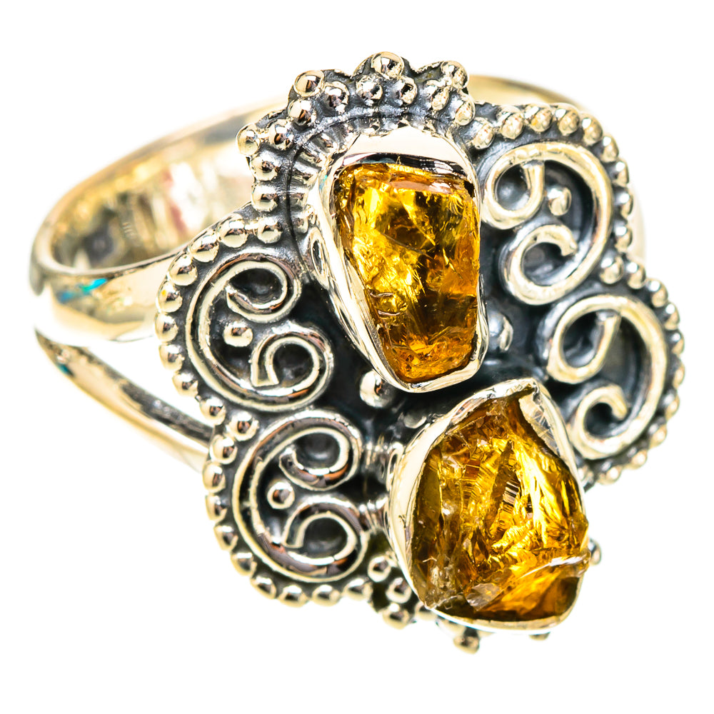 Citrine Rings handcrafted by Ana Silver Co - RING119944 - Photo 2
