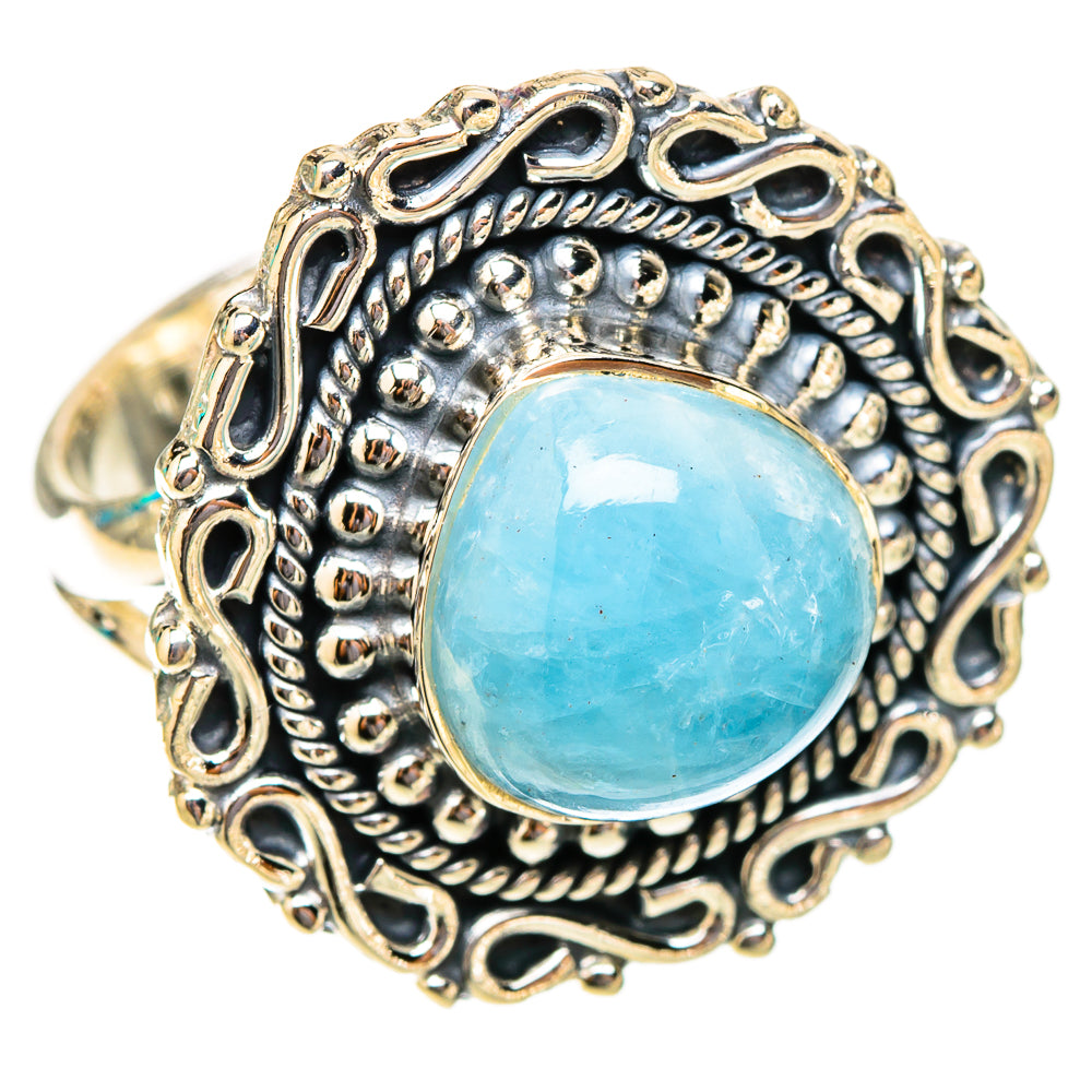 Aquamarine Rings handcrafted by Ana Silver Co - RING119956 - Photo 2