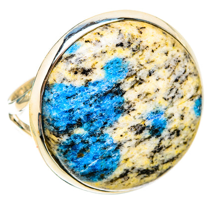 K2 Blue Azurite Rings handcrafted by Ana Silver Co - RING119962 - Photo 2