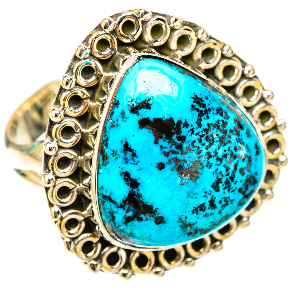 Shattuckite Rings handcrafted by Ana Silver Co - RING119963 - Photo 2
