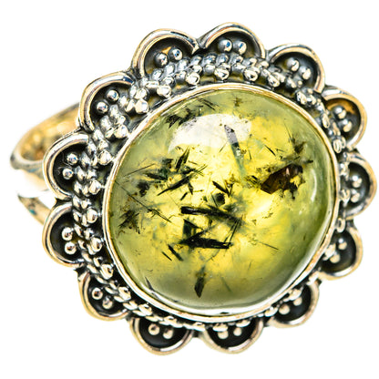 Prehnite Rings handcrafted by Ana Silver Co - RING119968 - Photo 2
