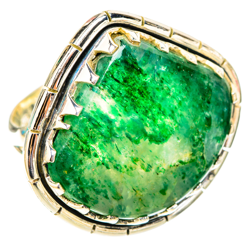 Green Aventurine Rings handcrafted by Ana Silver Co - RING119974 - Photo 2