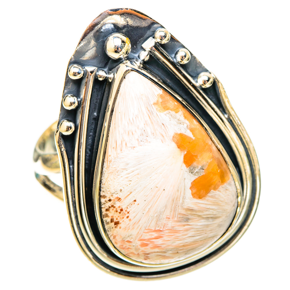 Scolecite Rings handcrafted by Ana Silver Co - RING119985 - Photo 2