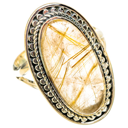 Rutilated Quartz Rings handcrafted by Ana Silver Co - RING119991 - Photo 2