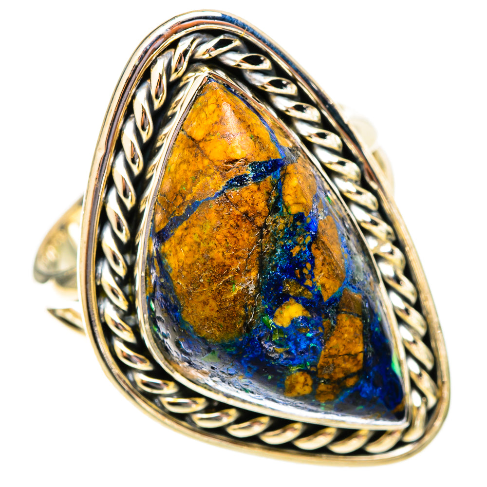 Azurite Rings handcrafted by Ana Silver Co - RING120008 - Photo 2