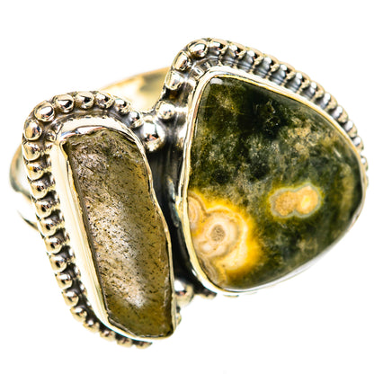 Ocean Jasper Rings handcrafted by Ana Silver Co - RING120027 - Photo 2
