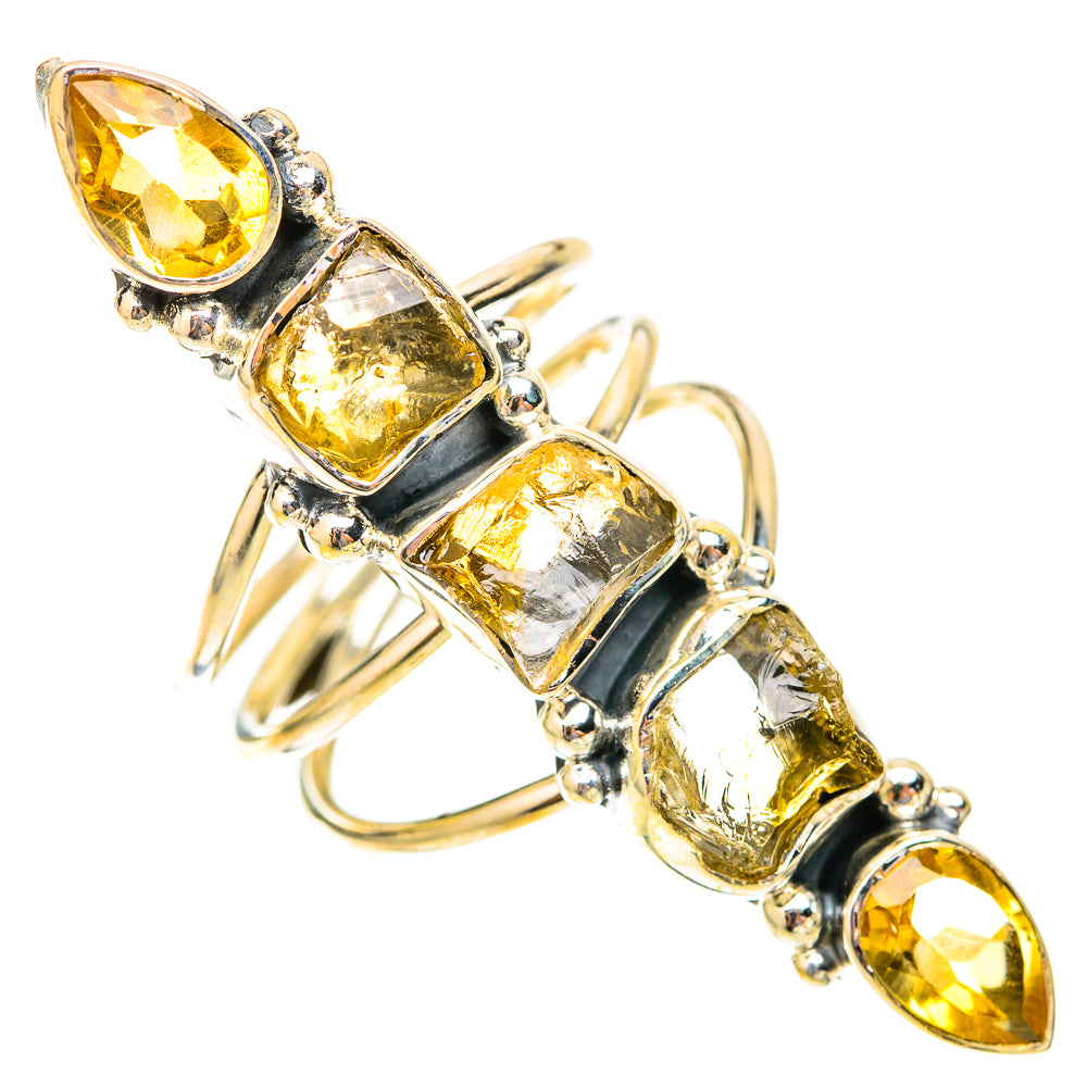 Citrine Rings handcrafted by Ana Silver Co - RING120038 - Photo 2
