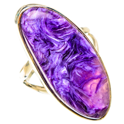 Charoite Rings handcrafted by Ana Silver Co - RING120044 - Photo 2