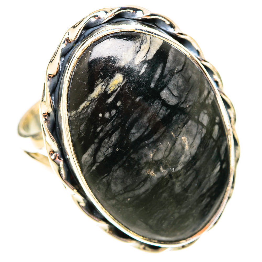 Picasso Jasper Rings handcrafted by Ana Silver Co - RING120050 - Photo 2