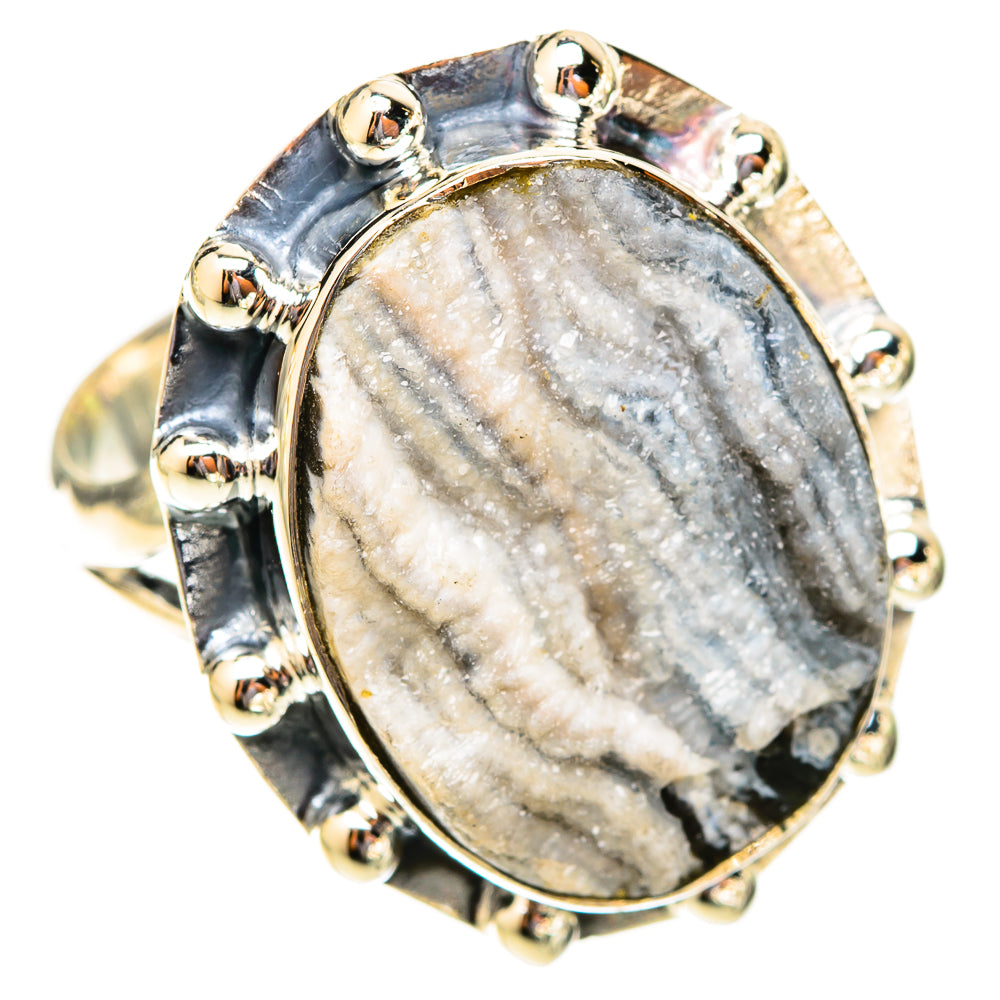 Desert Druzy Rings handcrafted by Ana Silver Co - RING120064 - Photo 2