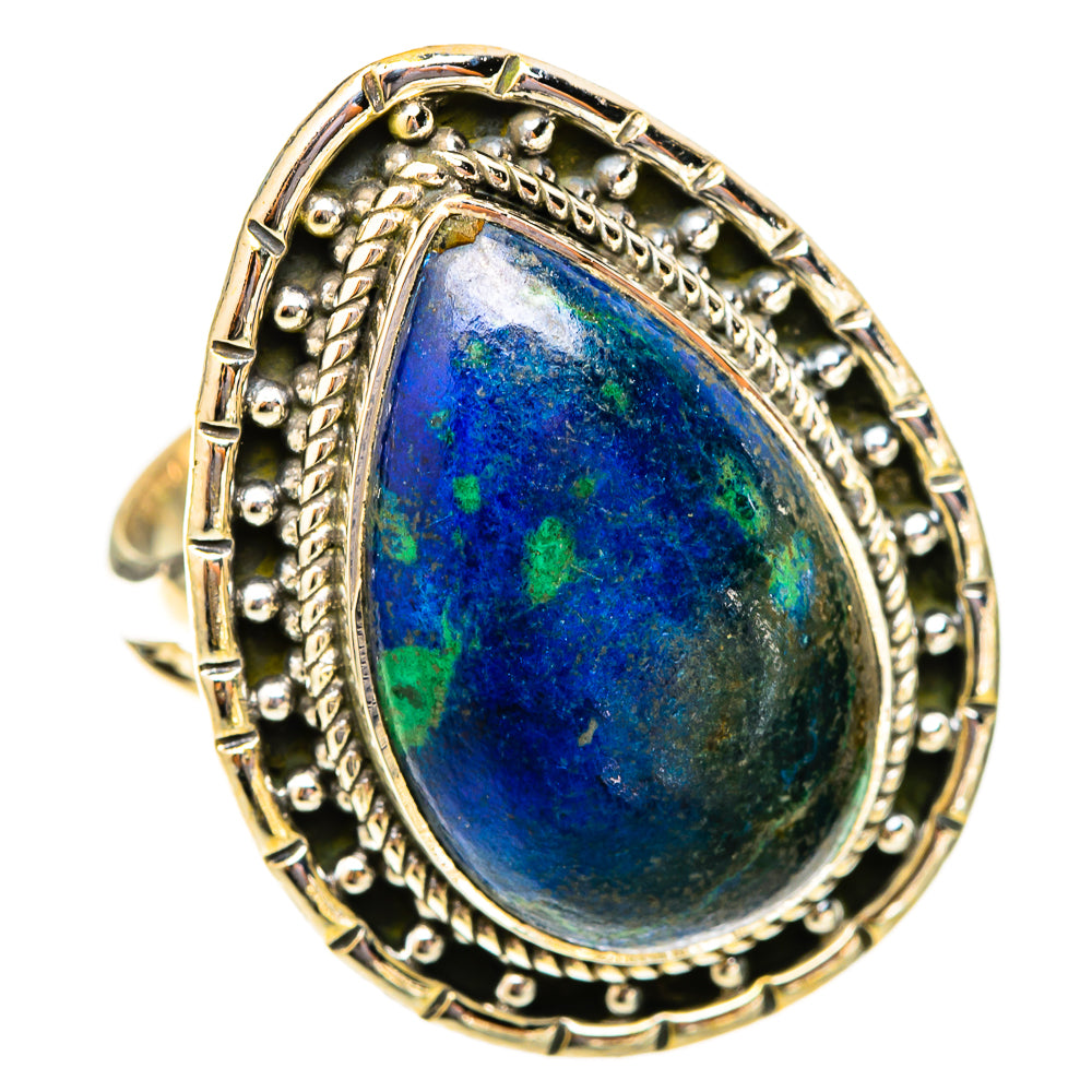 Azurite Rings handcrafted by Ana Silver Co - RING120072 - Photo 2