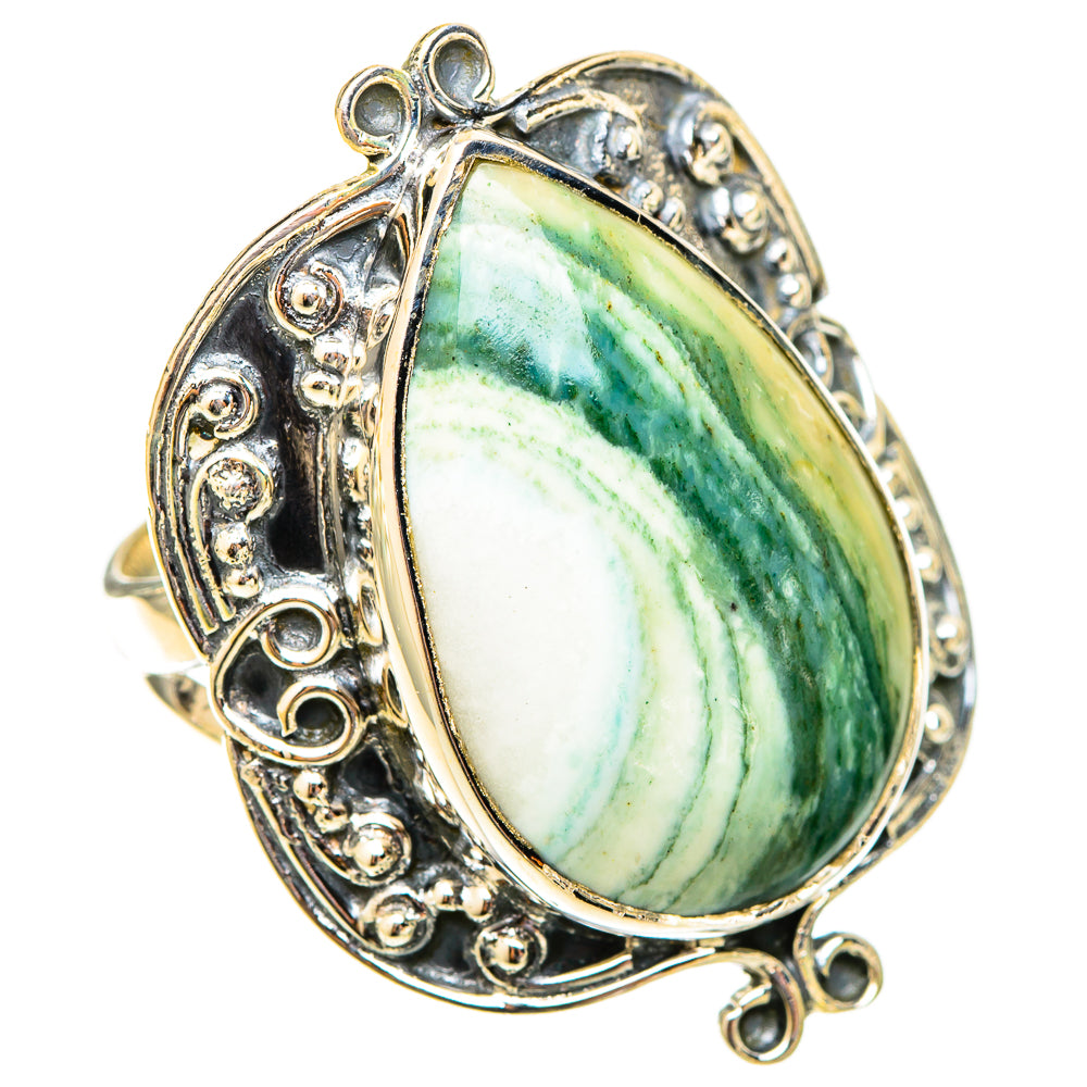 Ocean Jasper Rings handcrafted by Ana Silver Co - RING120082 - Photo 2