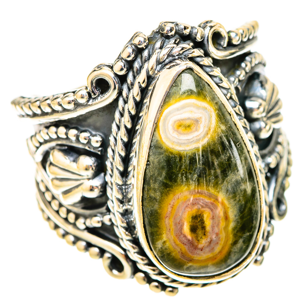 Ocean Jasper Rings handcrafted by Ana Silver Co - RING120086 - Photo 2