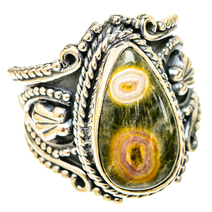 Ocean Jasper Rings handcrafted by Ana Silver Co - RING120086 - Photo 2