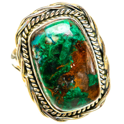 Malachite Rings handcrafted by Ana Silver Co - RING120088 - Photo 2
