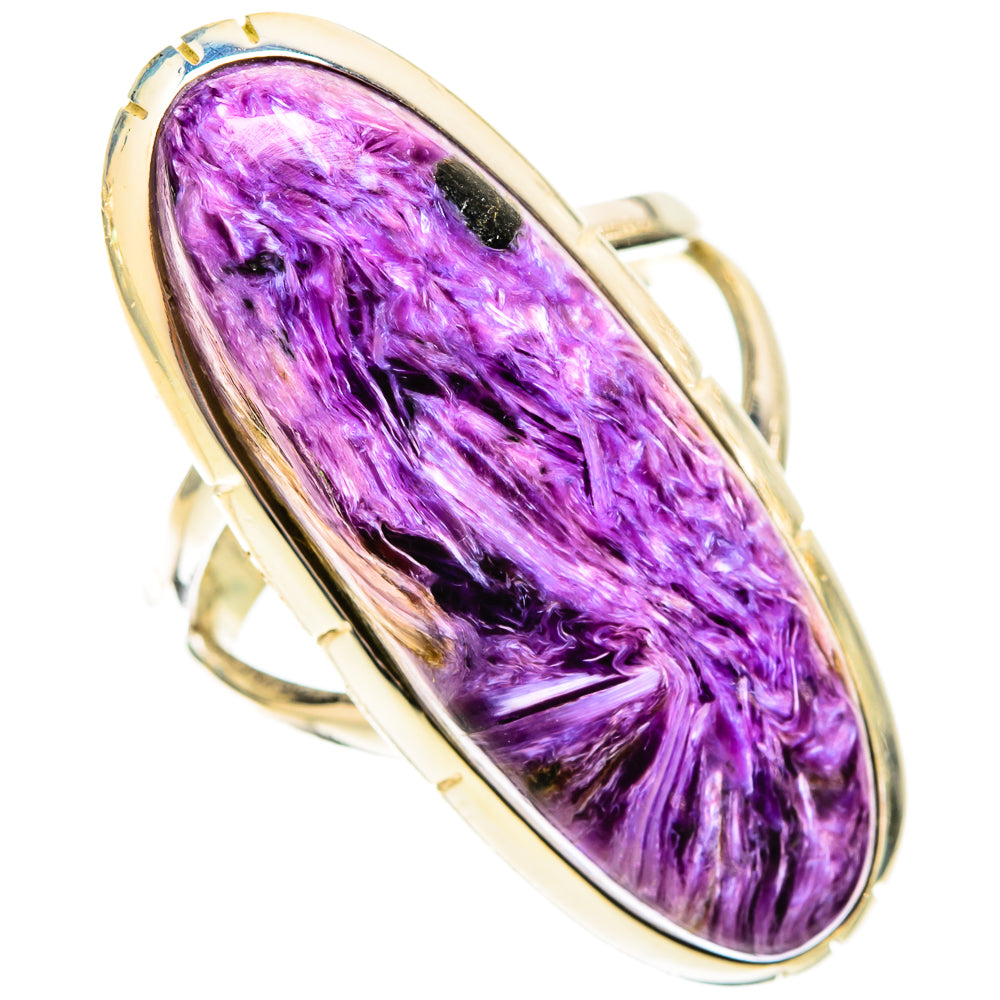 Charoite Rings handcrafted by Ana Silver Co - RING120099 - Photo 2