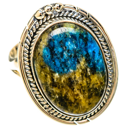 K2 Blue Azurite Rings handcrafted by Ana Silver Co - RING120109 - Photo 2