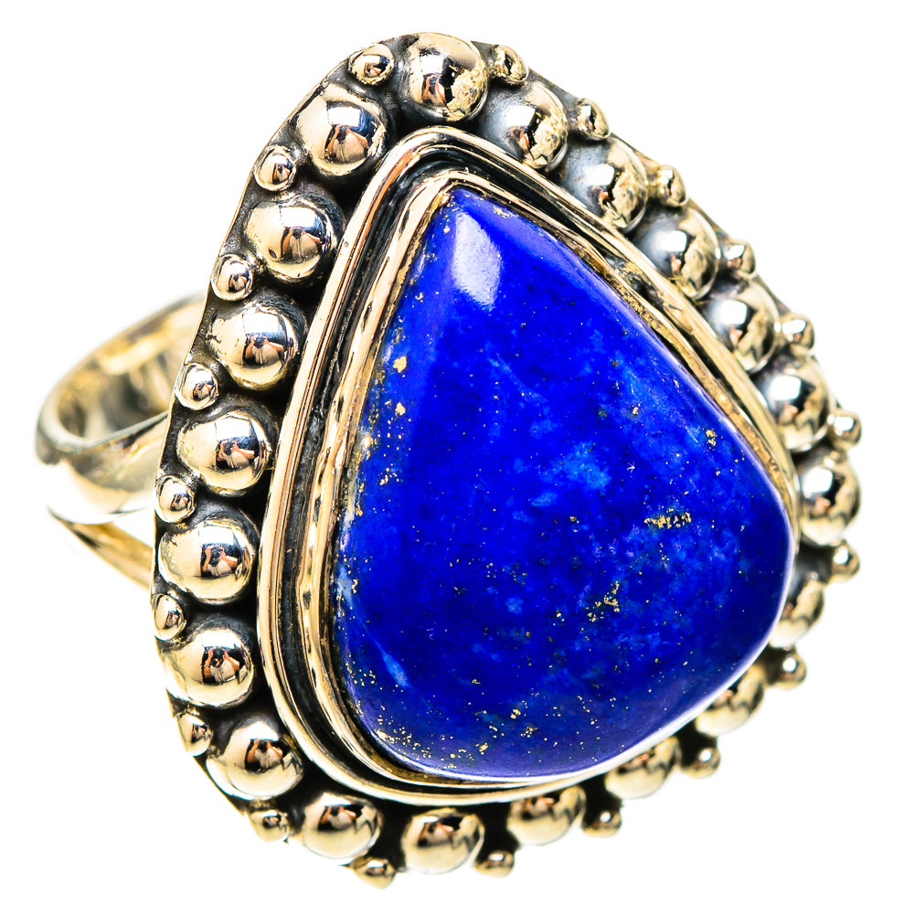 Lapis Lazuli Rings handcrafted by Ana Silver Co - RING120113 - Photo 2