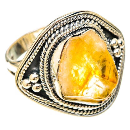 Citrine Rings handcrafted by Ana Silver Co - RING120124 - Photo 2