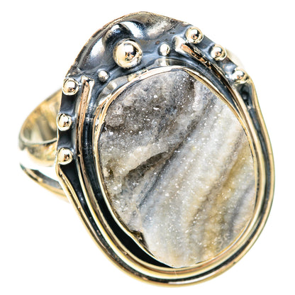 Desert Druzy Rings handcrafted by Ana Silver Co - RING120142 - Photo 2
