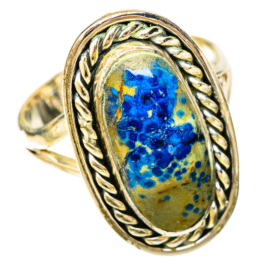 Azurite Rings handcrafted by Ana Silver Co - RING120145 - Photo 2