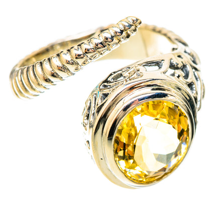 Citrine Rings handcrafted by Ana Silver Co - RING120156 - Photo 2