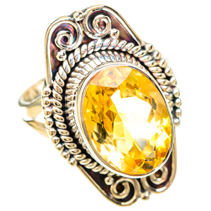 Citrine Rings handcrafted by Ana Silver Co - RING120159 - Photo 2