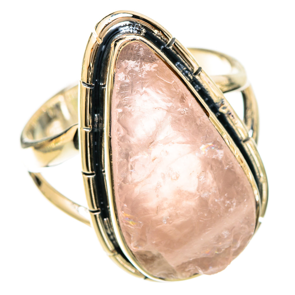 Rose Quartz Rings handcrafted by Ana Silver Co - RING120160 - Photo 2