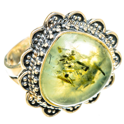 Prehnite Rings handcrafted by Ana Silver Co - RING120182 - Photo 2