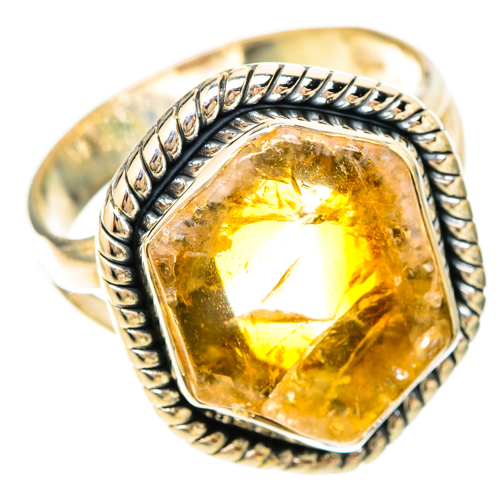 Citrine Rings handcrafted by Ana Silver Co - RING120188 - Photo 2