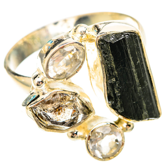 Tektite Rings handcrafted by Ana Silver Co - RING120198 - Photo 2