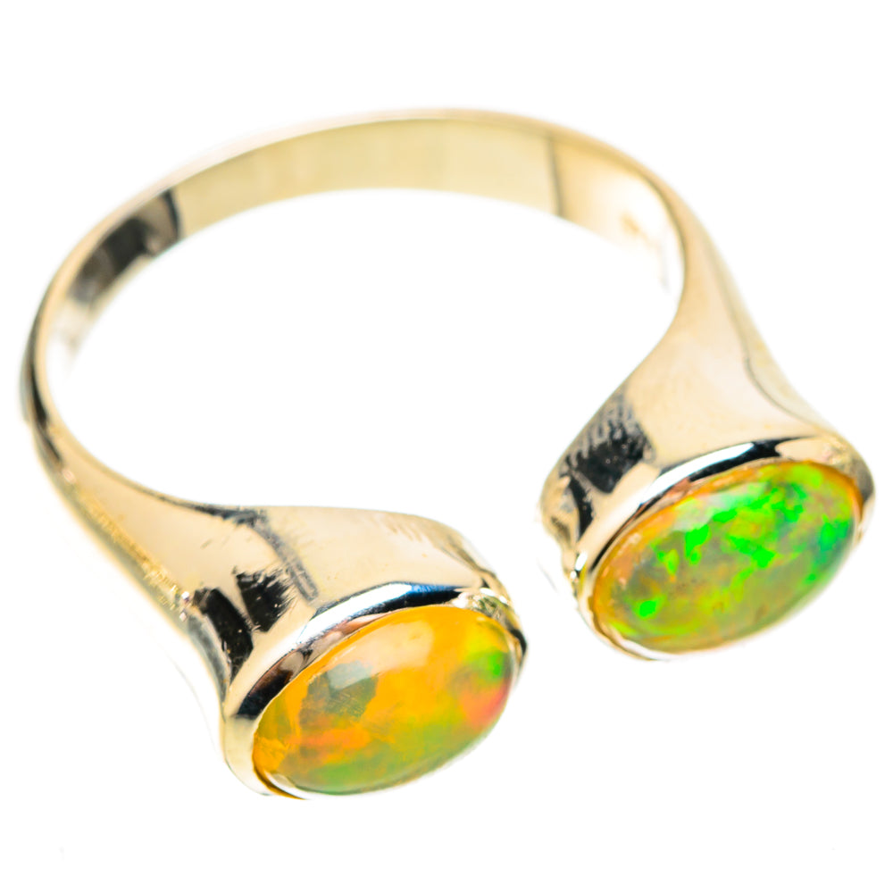 Ethiopian Opal Rings handcrafted by Ana Silver Co - RING120205 - Photo 2