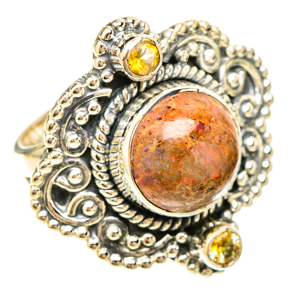 Mexican Fire Opal Rings handcrafted by Ana Silver Co - RING120219 - Photo 2