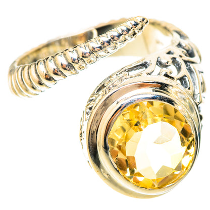 Citrine Rings handcrafted by Ana Silver Co - RING120221 - Photo 2