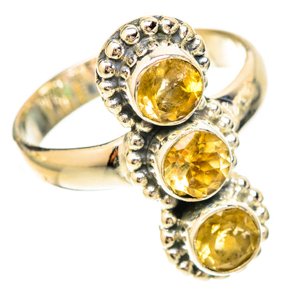 Citrine Rings handcrafted by Ana Silver Co - RING120222 - Photo 2