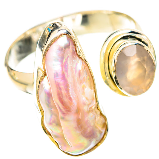 Mother Of Pearl Rings handcrafted by Ana Silver Co - RING120233 - Photo 2