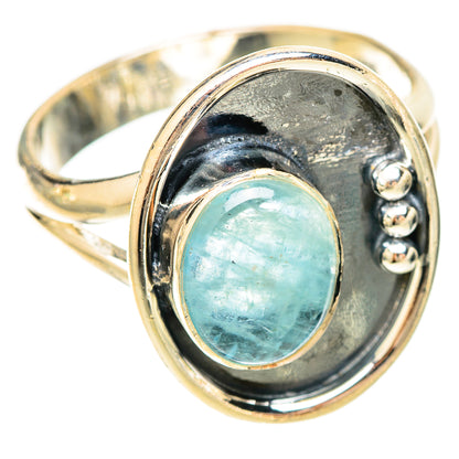 Aquamarine Rings handcrafted by Ana Silver Co - RING120243 - Photo 2