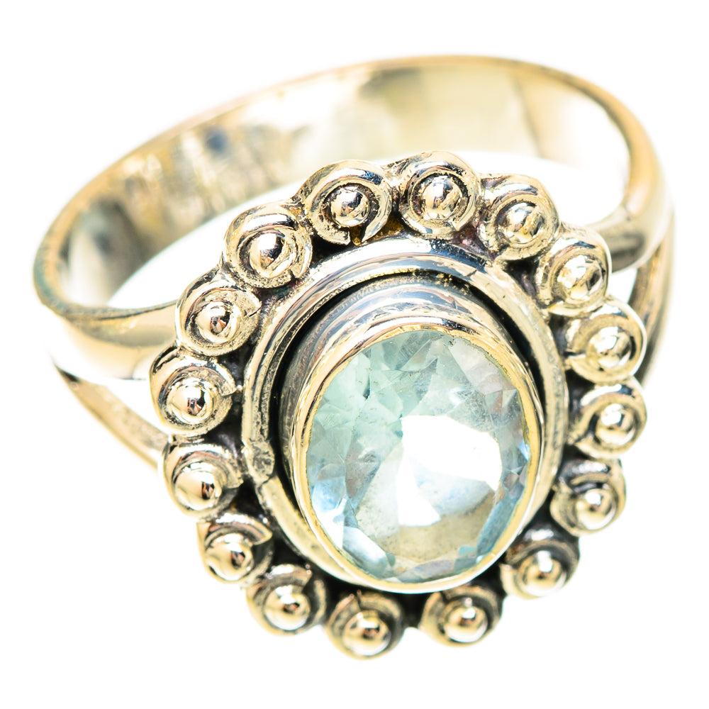 Blue Topaz Rings handcrafted by Ana Silver Co - RING120245 - Photo 2