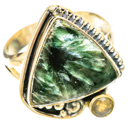 Seraphinite Rings handcrafted by Ana Silver Co - RING120247 - Photo 2