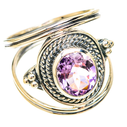 Amethyst Rings handcrafted by Ana Silver Co - RING120260 - Photo 2