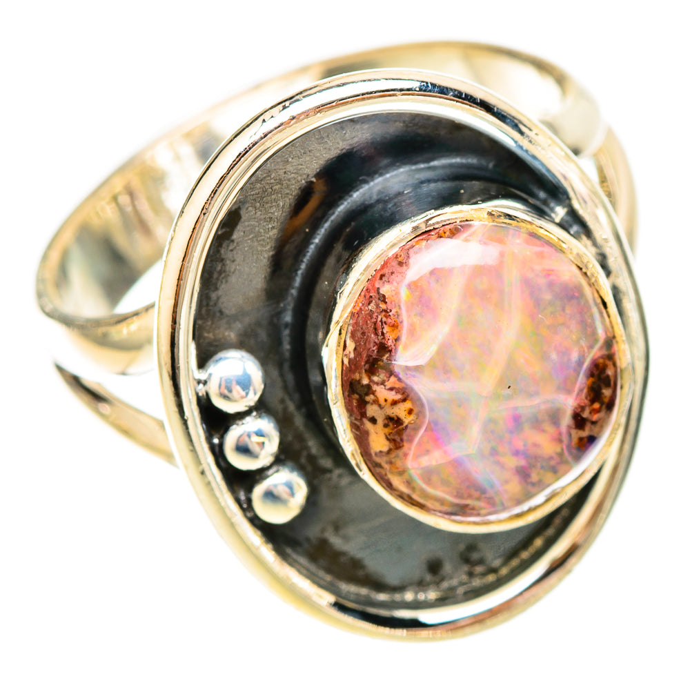 Mexican Fire Opal Rings handcrafted by Ana Silver Co - RING120272 - Photo 2