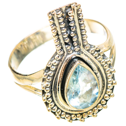 Blue Topaz Rings handcrafted by Ana Silver Co - RING120274 - Photo 2