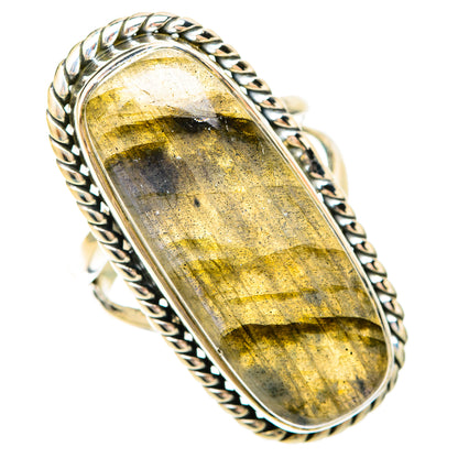Labradorite Rings handcrafted by Ana Silver Co - RING120276 - Photo 2
