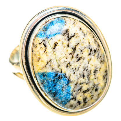 K2 Blue Azurite Rings handcrafted by Ana Silver Co - RING120277 - Photo 2