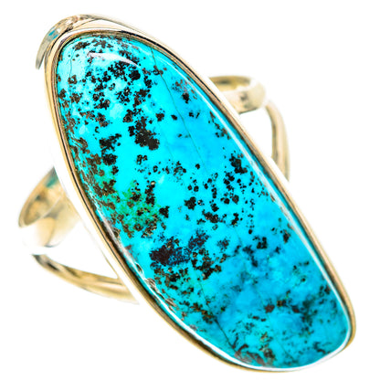 Shattuckite Rings handcrafted by Ana Silver Co - RING120281 - Photo 2